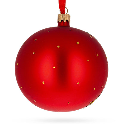 1908 'The Kiss' by Gustav Klimt Art Nouveau Masterpiece Glass Ball Christmas Ornament 4 Inches