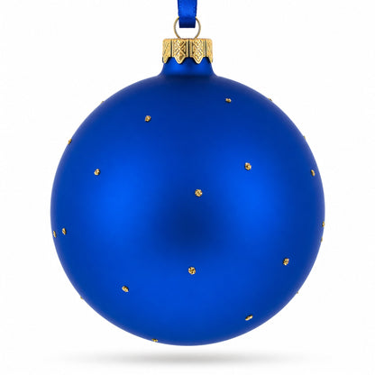 Fire Department Glass Ball Christmas Ornament 4 Inches