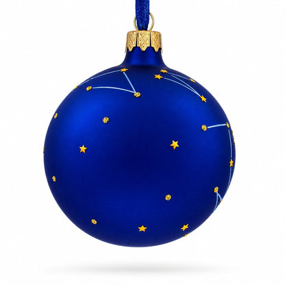 Arie Zodiac Horoscope Sign Glass Ball Christmas Ornament 3.25 Inches