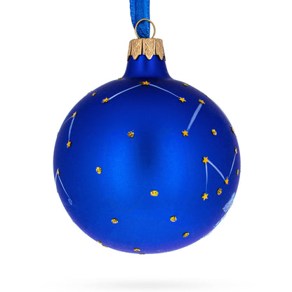 Pisces Zodiac Horoscope Sign Glass Ball Christmas Ornament 3.25 Inches