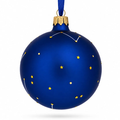 Libra Zodiac Horoscope Sign Glass Ball Christmas Ornament 3.25 Inches