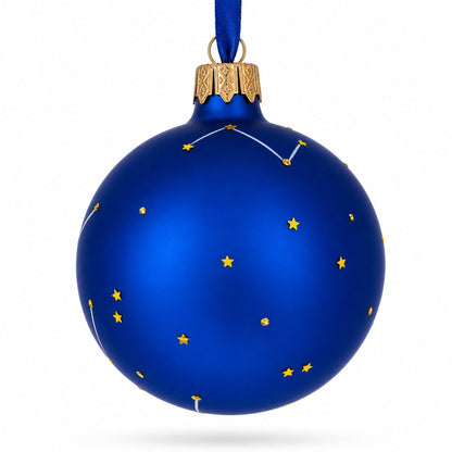 Sagittarius Zodiac Horoscope Sign Glass Ball Christmas Ornament 3.25 Inches