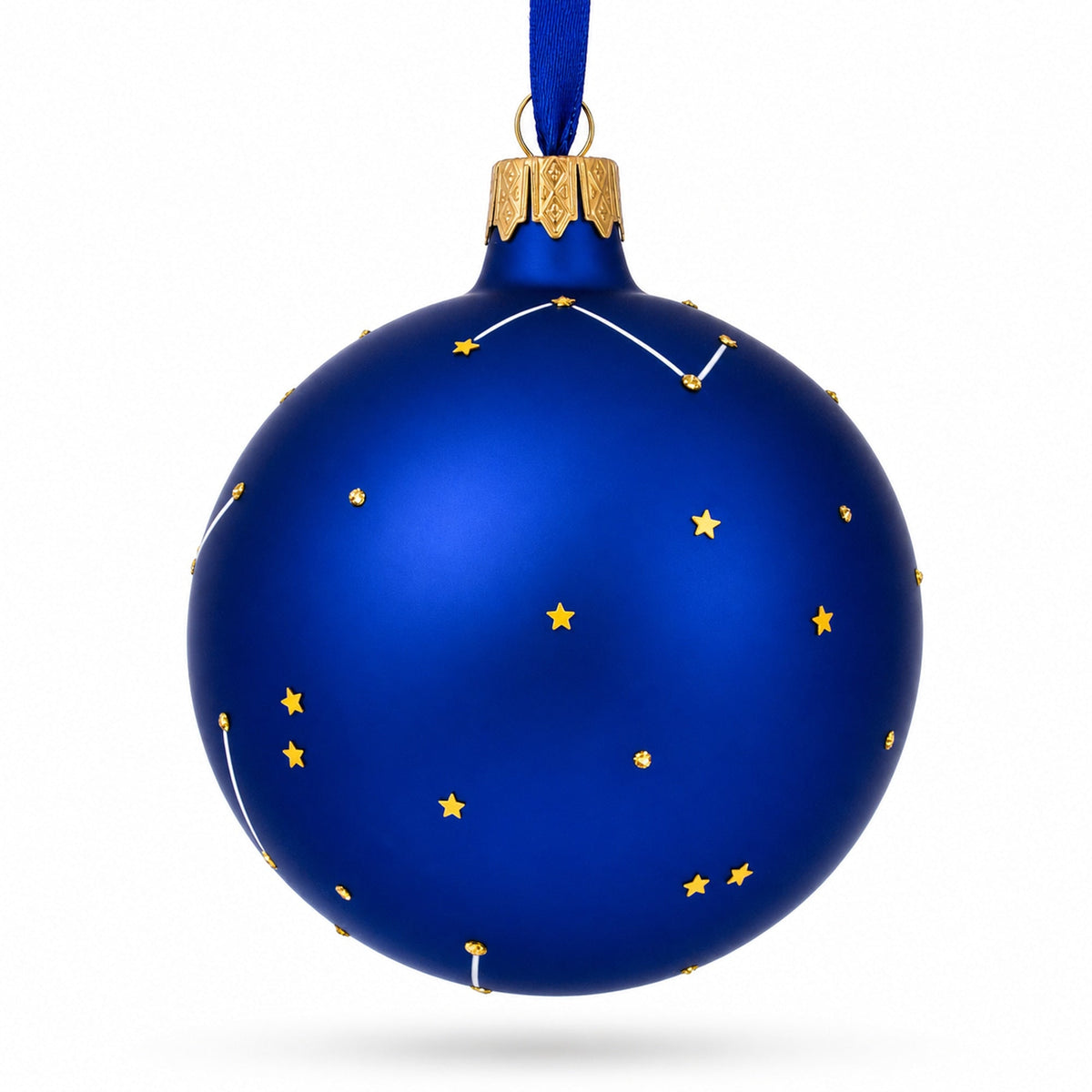 Scorpio Zodiac Horoscope Sign Glass Ball Christmas Ornament 3.25 Inches