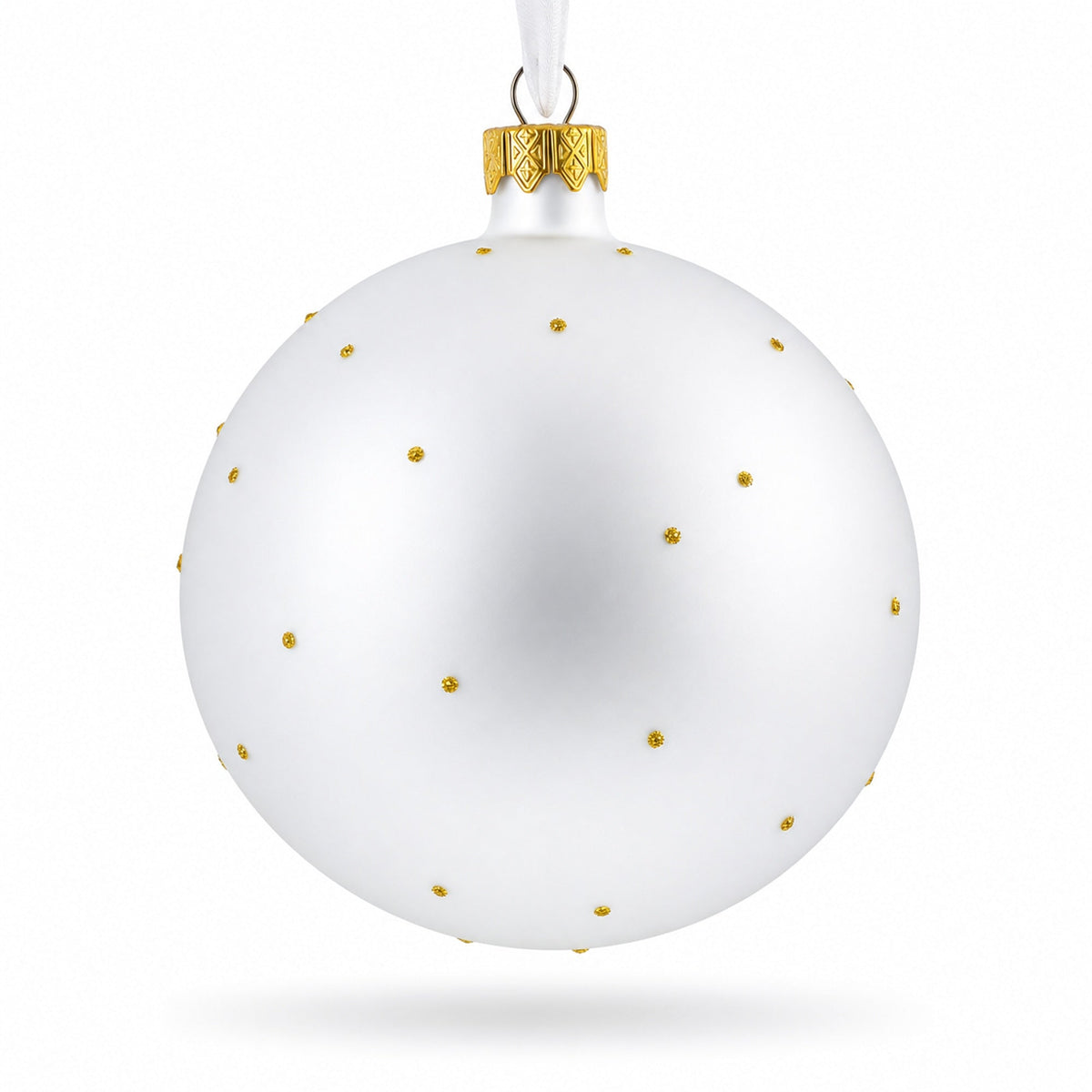 Commemorative Housewarming Glass Ball Christmas Ornament 4 Inches