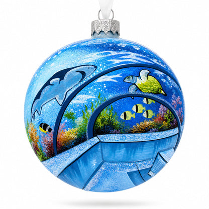 Ripley's Aquarium, Toronto, Canada Glass Ball Christmas Ornament 4 Inches