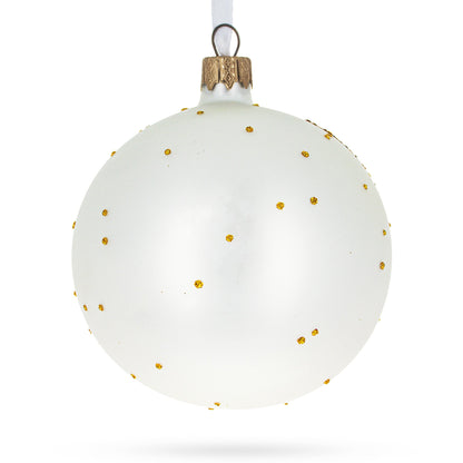 Father's Day 'The Best Dad'  Glass Ball Christmas Ornament 4 Inches