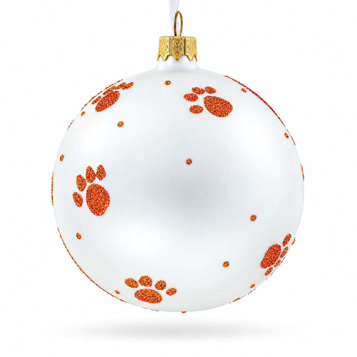 Rottweiler Gifts Glass Ball Christmas Ornaments 4 Inches