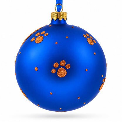 Bulldog Gifts Glass Ball Christmas Ornaments 4 Inches