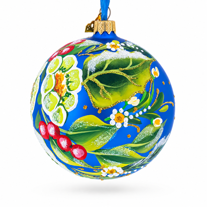 Christmas Magic Glass Ball Christmas Ornament, 4 Inches