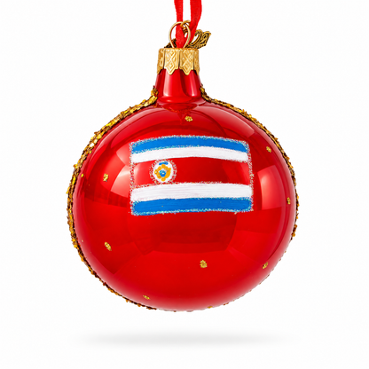 National Theater San Jose, Costa Rica Glass Ball Christmas Ornament 3.25 Inches