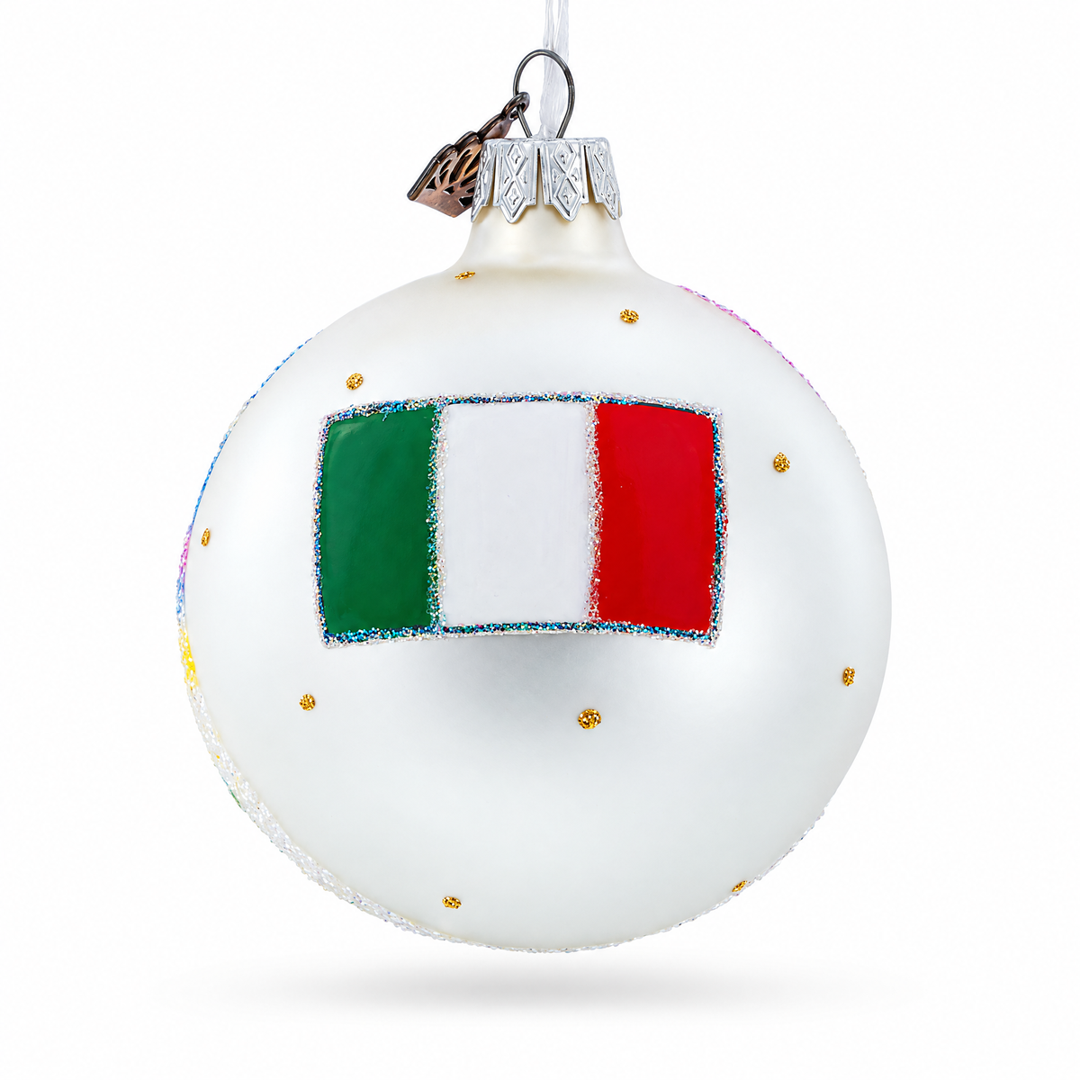 The Leaning Tower of Pisa, Italy Glass Ball Christmas Ornament 3.25 Inches