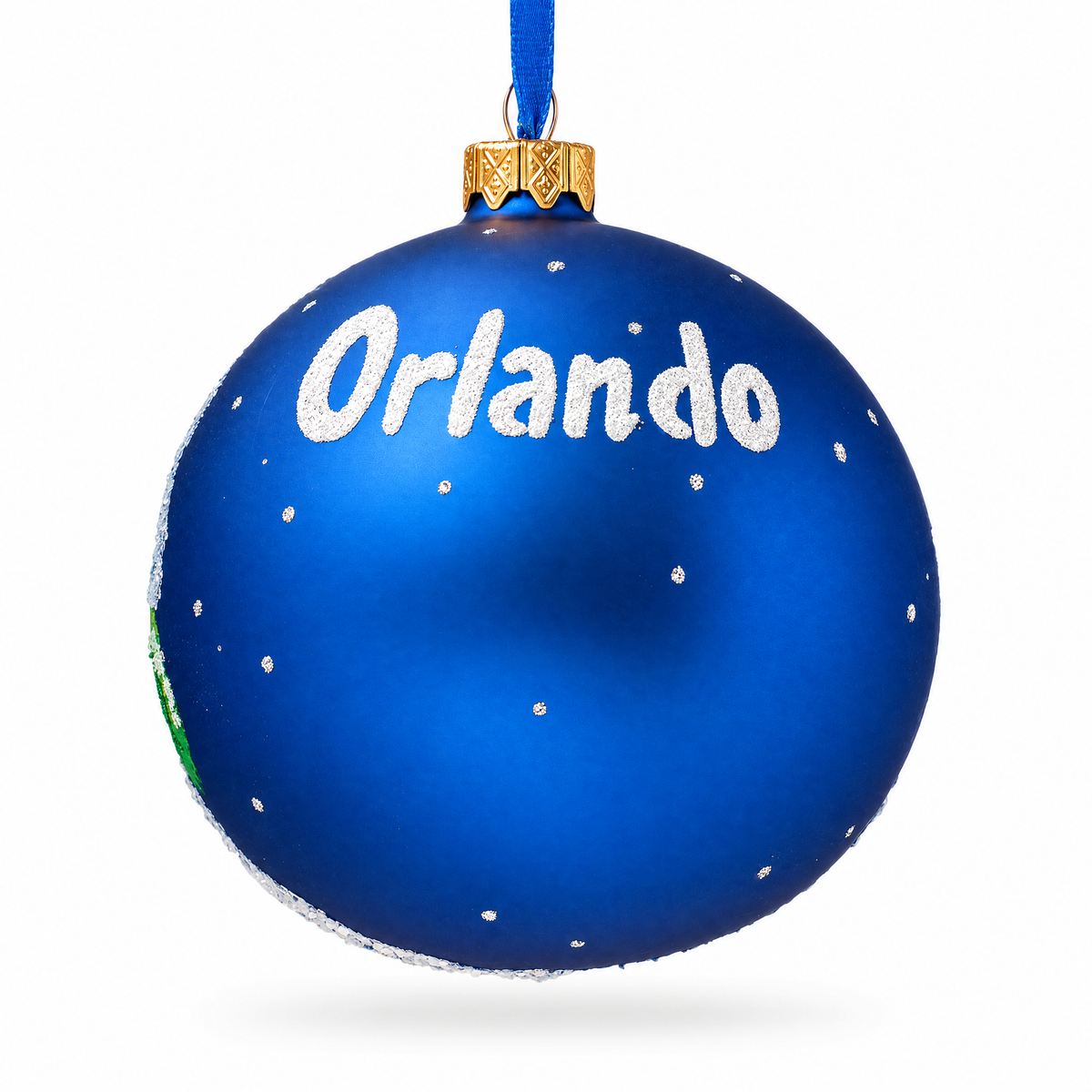 Epcot Park in Orlando, Florida Glass Ball Christmas Ornament 4 Inches
