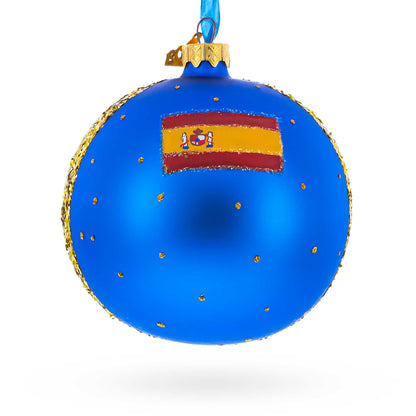 Alhambra, Granada, Spain Glass Ball Christmas Ornament 4 Inches