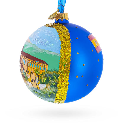 Alhambra, Granada, Spain Glass Ball Christmas Ornament 4 Inches