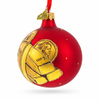 Gold Bars and Coins Glass Ball Christmas Ornament 3.25 Inches