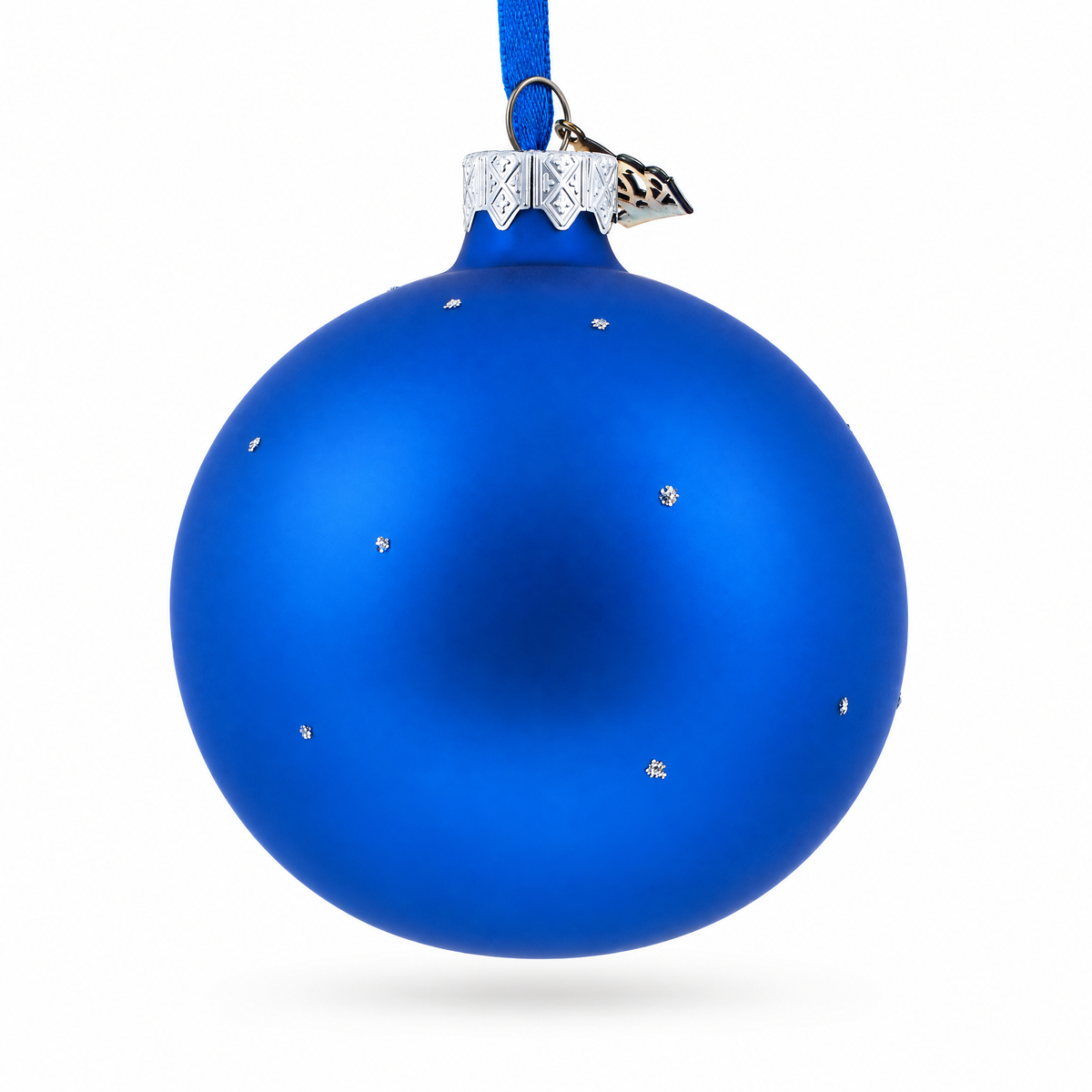 Silver Bars and Coins Glass Ball Christmas Ornament 3.25 Inches