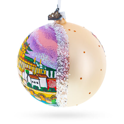 Mosque of Cordoba, Spain Glass Ball Christmas Ornament 4 Inches