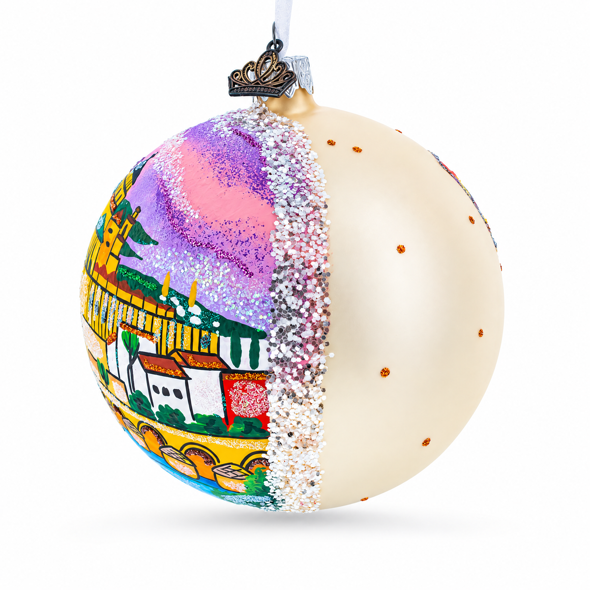 Mosque of Cordoba, Spain Glass Ball Christmas Ornament 4 Inches