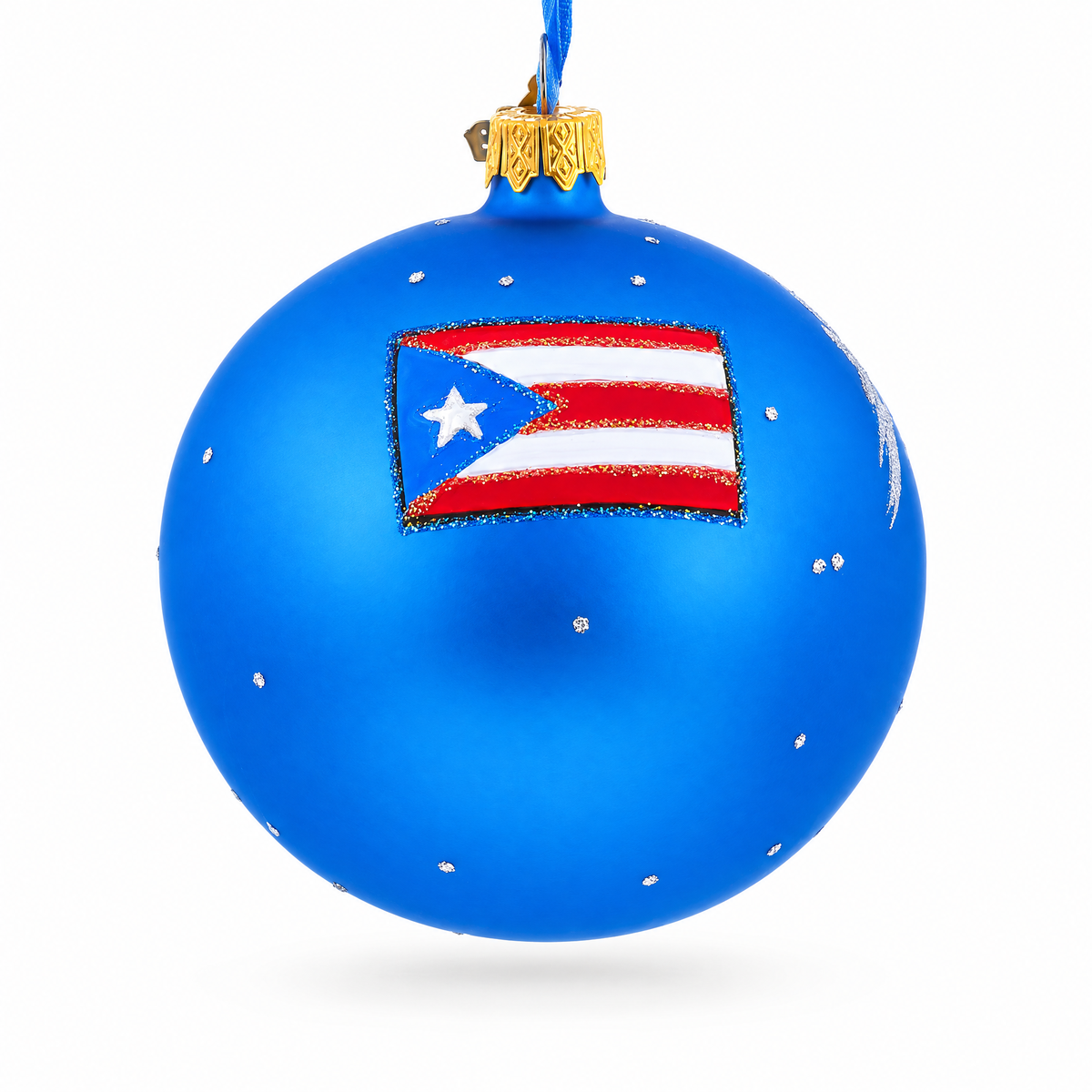 Castillo San Felipe del Morro, San Juan, Puerto Rico Glass Ball Christmas Ornament 4 Inches