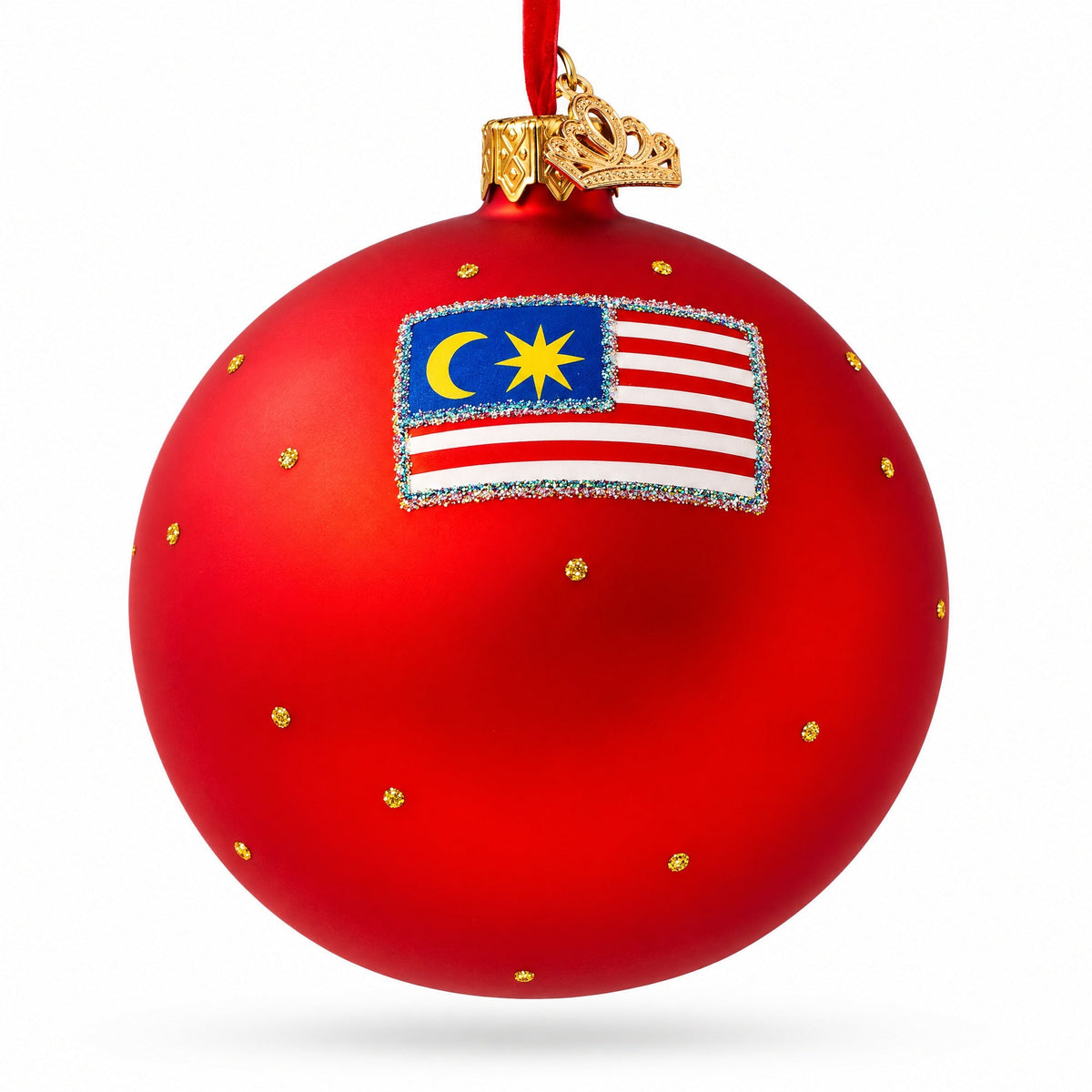 Petronas Twin Towers, Kuala Lumpur, Malaysia Glass Ball Christmas Ornament 4 Inches
