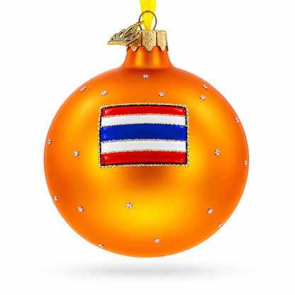 Wat Phra Chetuphon (Wat Pho), Bangkok, Thailand Glass Ball Christmas Ornament 4 Inches