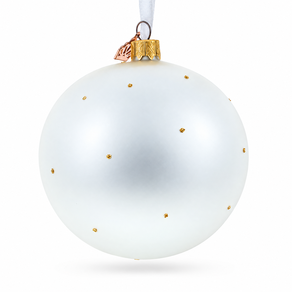 Scottish Heritage Glass Christmas Ornament 4 Inches