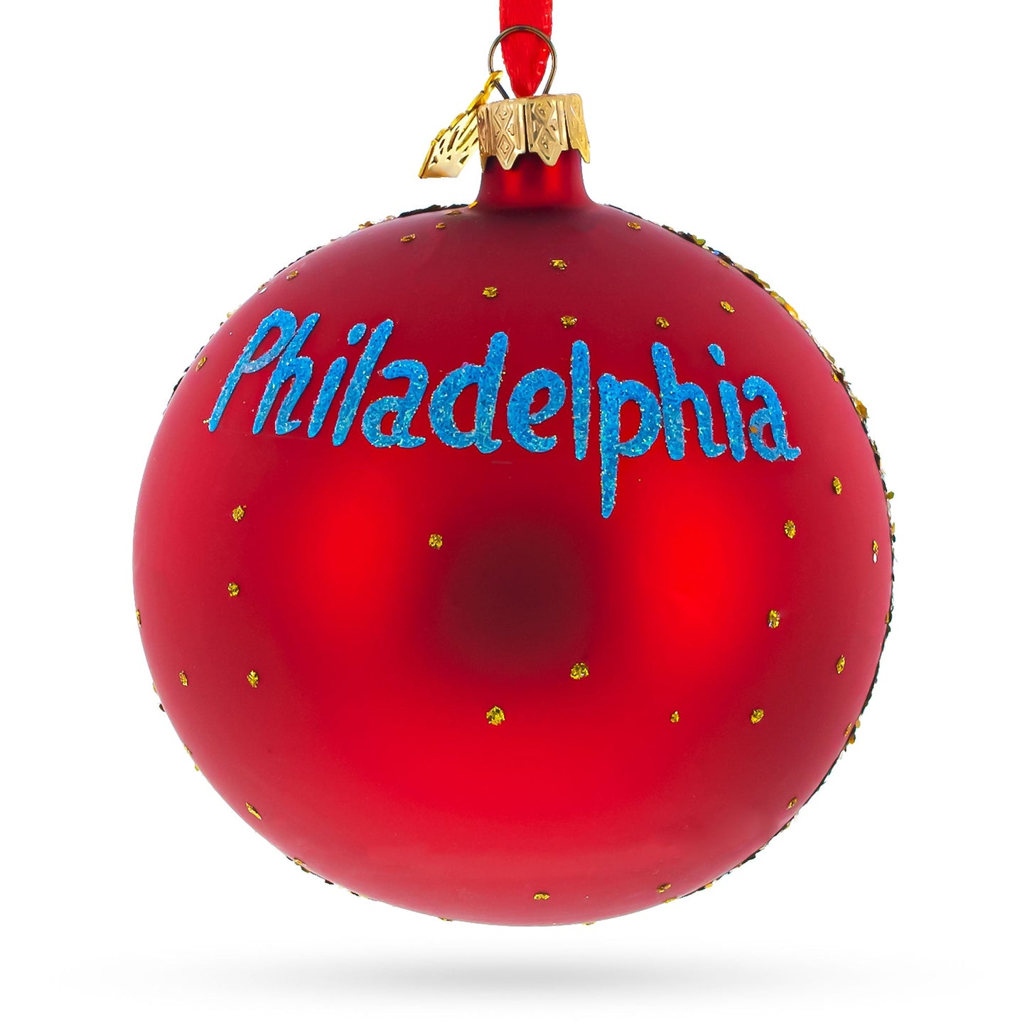 Eastern State Penitentiary History Museum, Philadelphia, Pennsylvania, USA Glass Ball Christmas Ornament 4 Inches