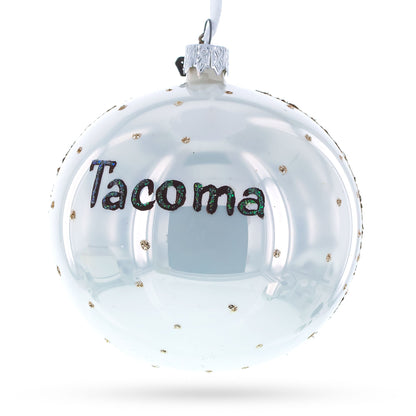 LeMay America's Car Museum, Tacoma, Washington Glass Ball Christmas Ornament 4 Inches