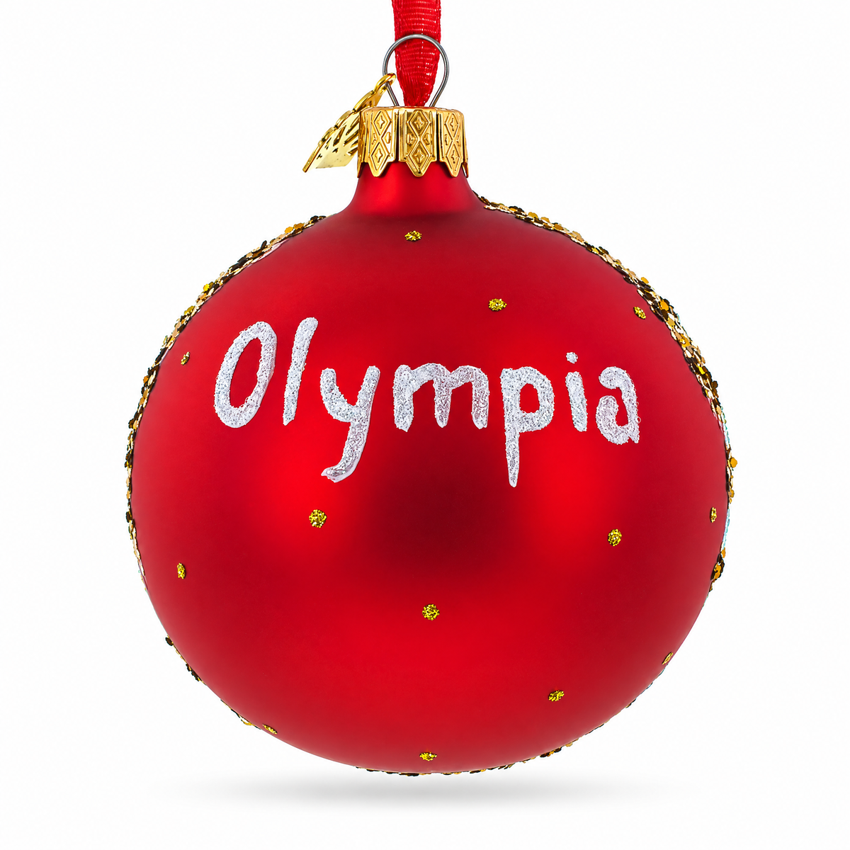 Washington State Capitol, Olympia, Washington Glass Ball Christmas Ornament 3.25 Inches