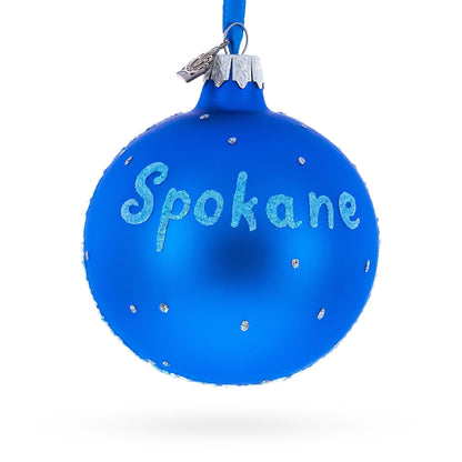 Manito Park, Spokane, Washington, USA Glass Ball Christmas Ornament 3.25 Inches