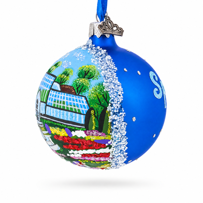Manito Park, Spokane, Washington Glass Ball Christmas Ornament 3.25 Inches