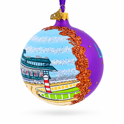 Keeneland, Lexington, Kentucky Glass Ball Christmas Ornament 4 Inches