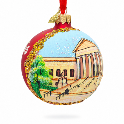 Institute of Art, Minneapolis, Minnesota Glass Ball Christmas Ornament 3.25 Inches