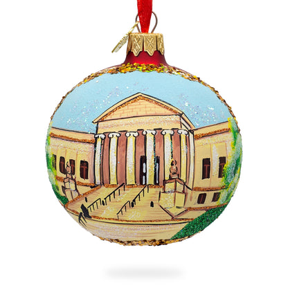 Institute of Art, Minneapolis, Minnesota Glass Ball Christmas Ornament 3.25 Inches