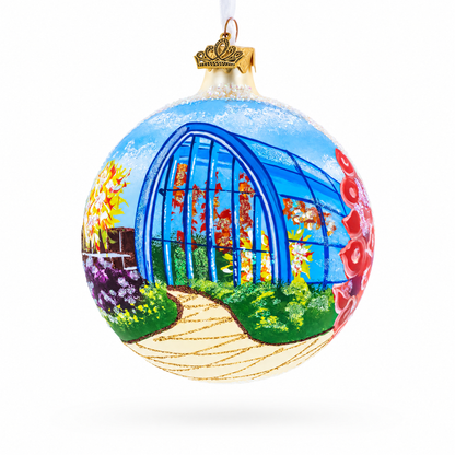 Chihuly Garden and Glass, Seattle, Washington Glass Ball Christmas Ornament 4 Inches