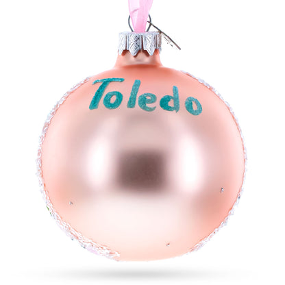Toledo Museum of Art, Toledo, Ohio Glass Ball Christmas Ornament 3.25 Inches