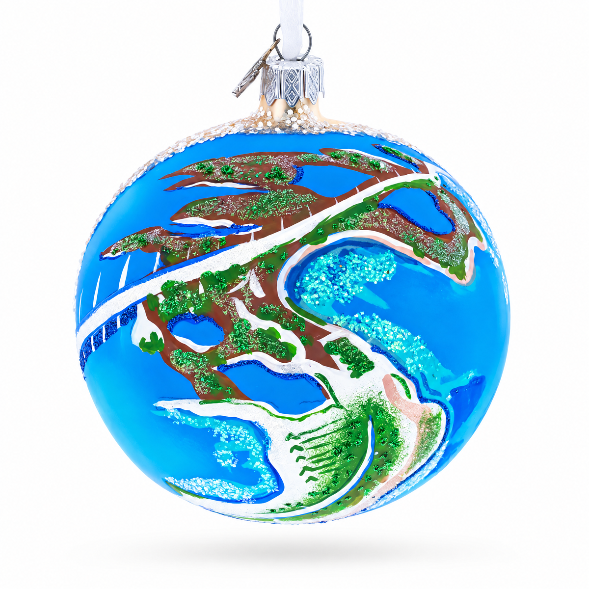 Florida Keys, USA Glass Ball Christmas Ornament 4 Inches
