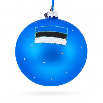 Old Town, Tallin, Estonia Glass Ball Christmas Ornament 4 Inches