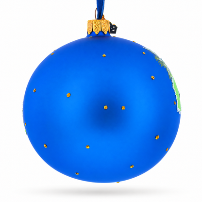 Travel to Jamaica Glass Ball Christmas Ornament 4 Inches