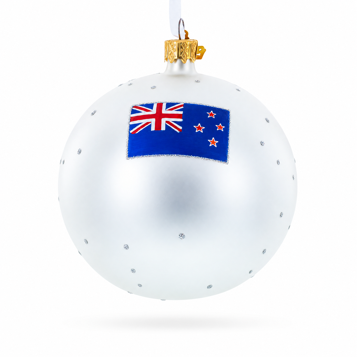 Sky Tower, Auckland, New Zealand Glass Ball Christmas Ornament 4 Inches