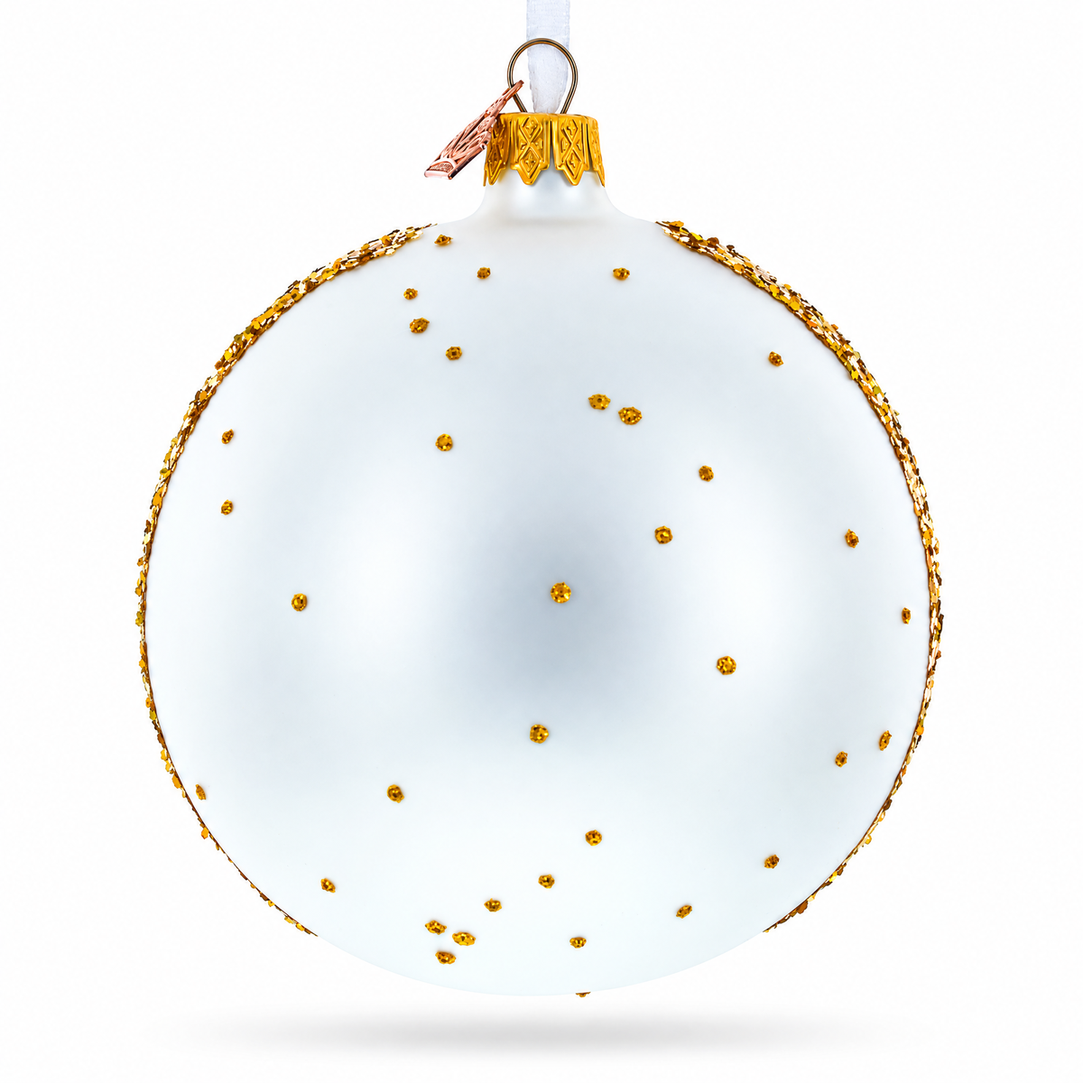 Summer in Bloom Painting Glass Ball Christmas Ornament 4 Inches