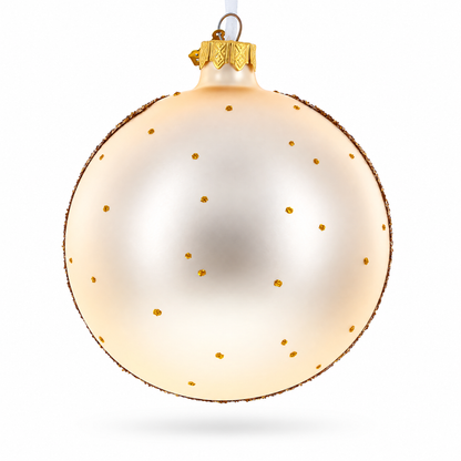 Bridge in the Mountain Park Painting Glass Ball Christmas Ornament 4 Inches
