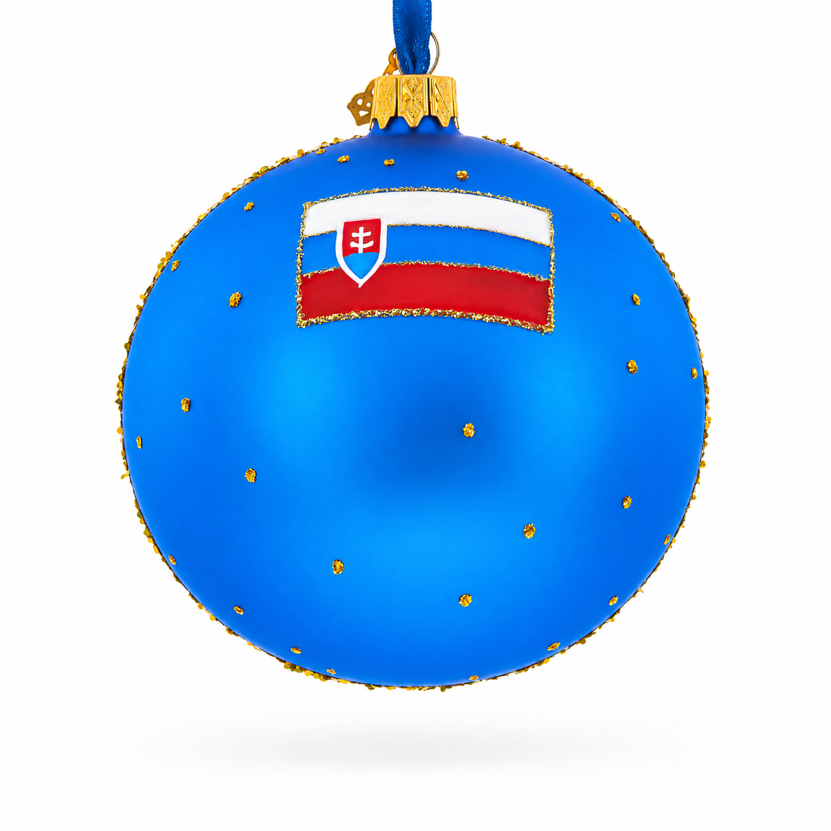 Old Town in Bratislava, Slovakia Glass Ball Christmas Ornament 4 Inches