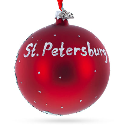 The Dali Museum, St. Petersburg, Florida Glass Ball Christmas Ornament 4 Inches