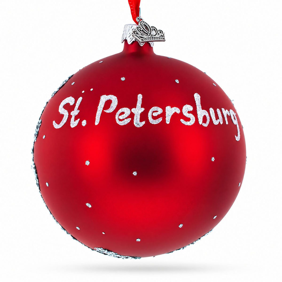 The Dali Museum, St. Petersburg, Florida Glass Ball Christmas Ornament 4 Inches