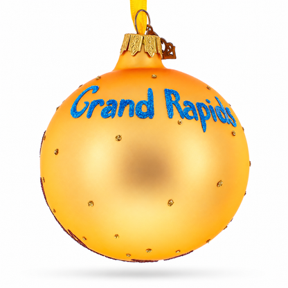 Frederik Meijer Gardens & Sculpture Park, Grand Rapids, Michigan Glass Ball Christmas Ornament 3.25 Inches