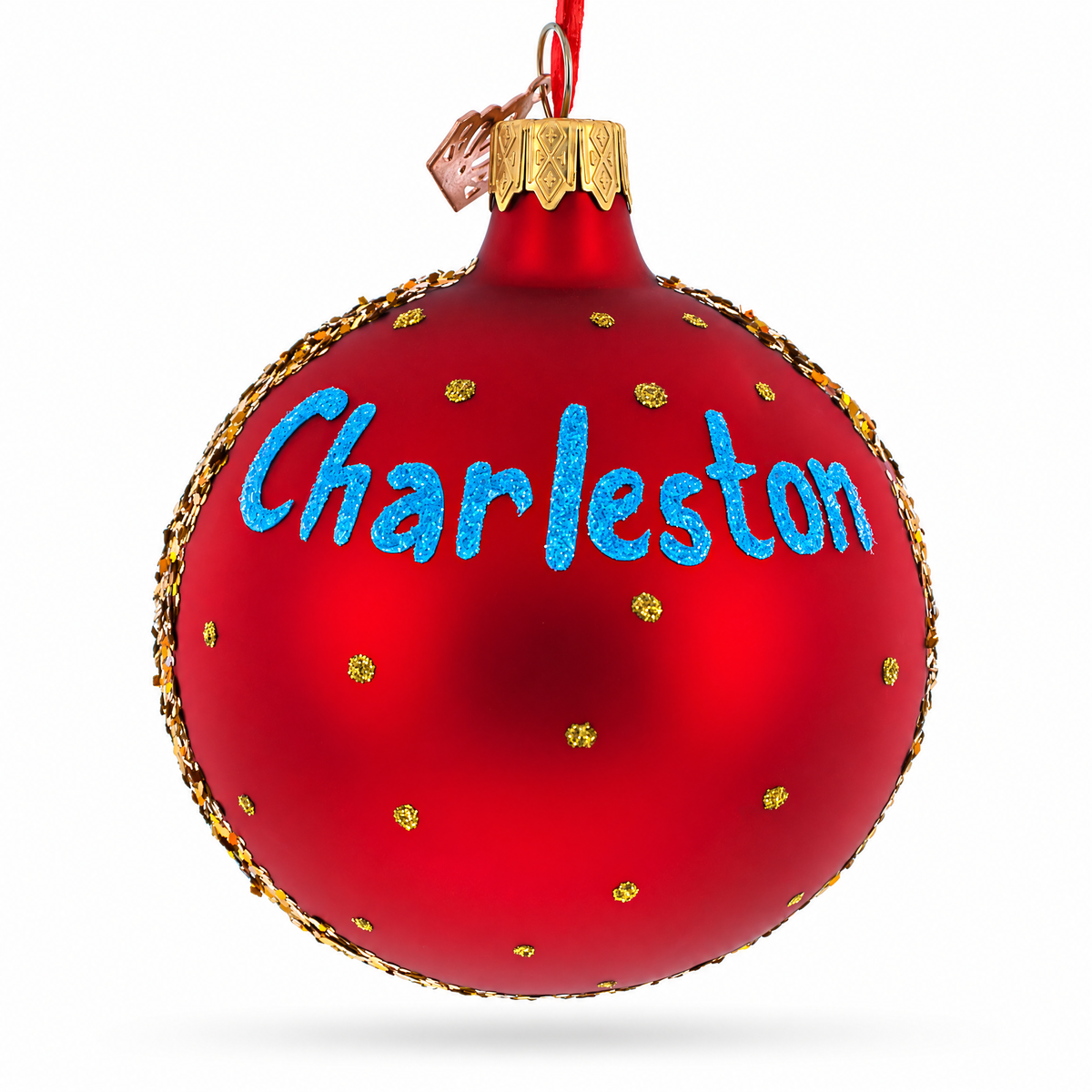 Virginia State Museum, Charleston, West Virginia Glass Ball Christmas Ornament 3.25 Inches
