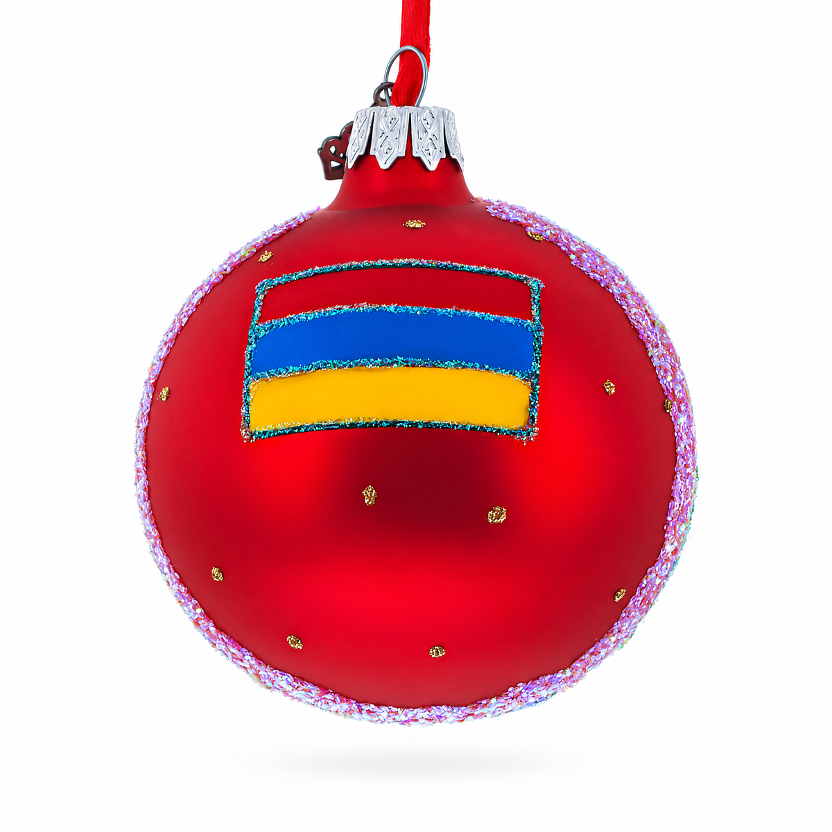 Cascade Monument Ornament Yerevan, Armenia Glass Ball Christmas Ornament 3.25 Inches