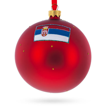 The Belgrade Fortress, Belgrade, Serbia Glass Ball Christmas Ornament 4 Inches