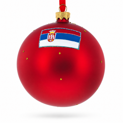 The Belgrade Fortress, Belgrade, Serbia Glass Ball Christmas Ornament 4 Inches